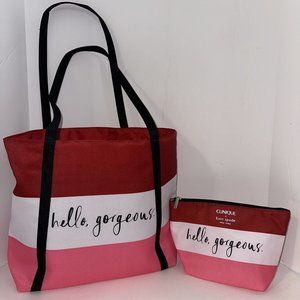 Kate Spade Red and Pink Tote Bag Set
